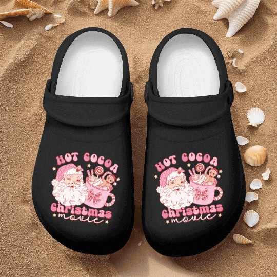 Hot cocoa Christmas movie Nurse Clogs
