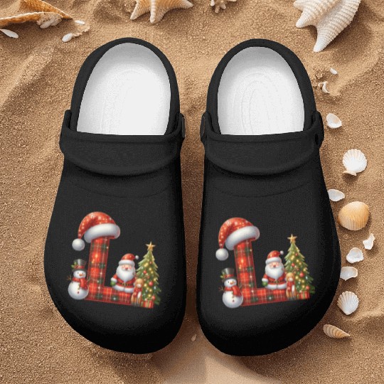 Merry Christmas, Christmas Retro Nurse Clogs