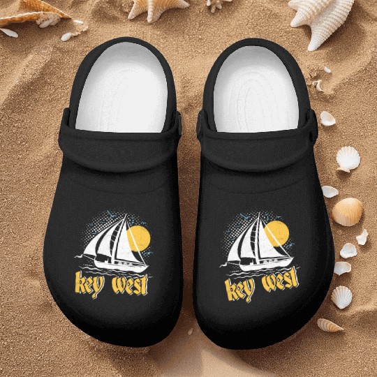 KEY-WEST FLORIDA Sunshine-State West Keys Nurse Clogs