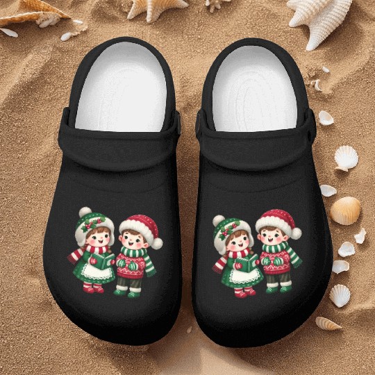 Merry Christmas, Christmas Vintage Nurse Clogs
