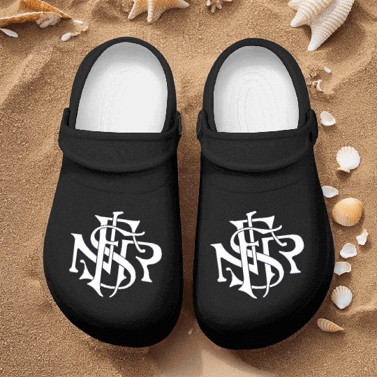 Our Lady of the Rosary of Fátima - NSRF monogram Nurse Clogs