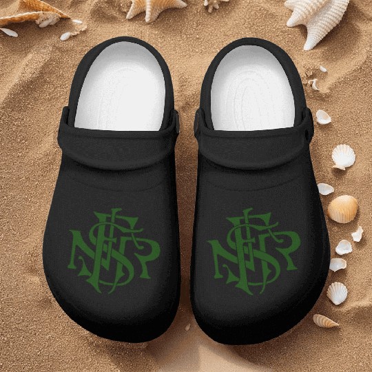 Our Lady of the Rosary of Fátima - NSRF monogram Nurse Clogs