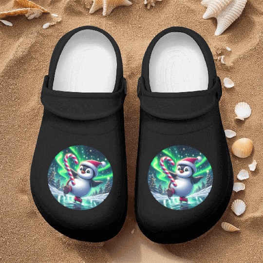 Penguin's Northern Lights Skate Nurse Clogs