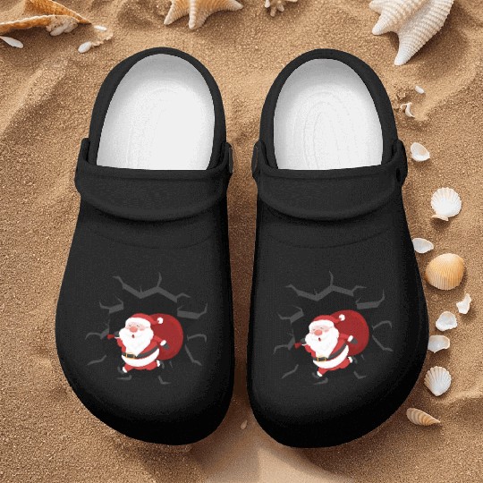Santa's Surprise Entrance Nurse Clogs