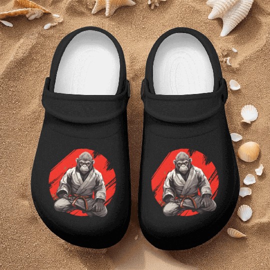 Karate Judo Monkey Chimpanzee Martial arts Nurse Clogs