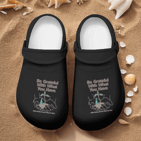 Be Grateful: Inspirational Nature Nurse Clogs
