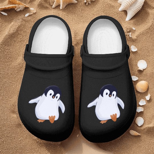 Cute Penguin Nurse Clogs