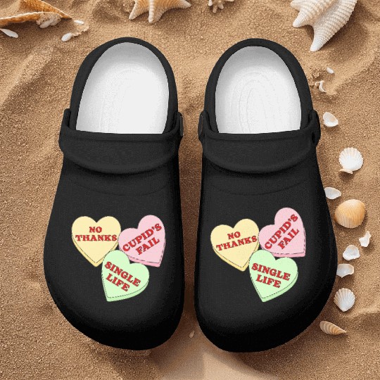 Valentines Candy Hearts Nurse Clogs