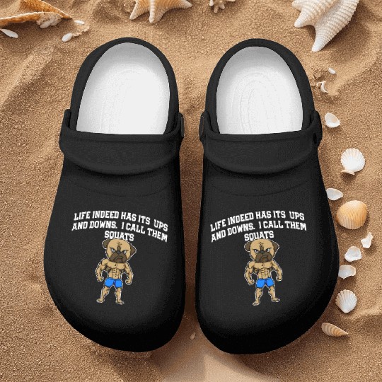 Life Has Its Postal Service and Downs Funny Workout Humor Gym Nurse Clogs