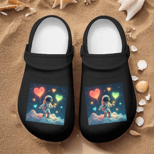 Astronauts are full of love Nurse Clogs