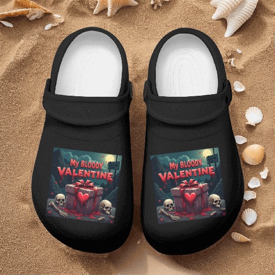 My bloody Valentine Nurse Clogs