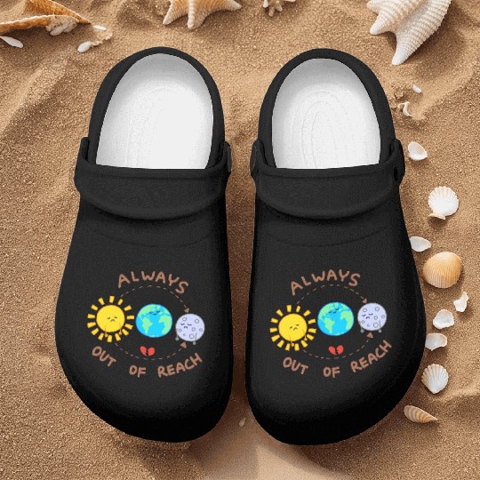 Always out of reach - sun and moon Nurse Clogs