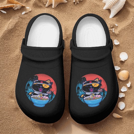 Japanese cat ramen Nurse Clogs