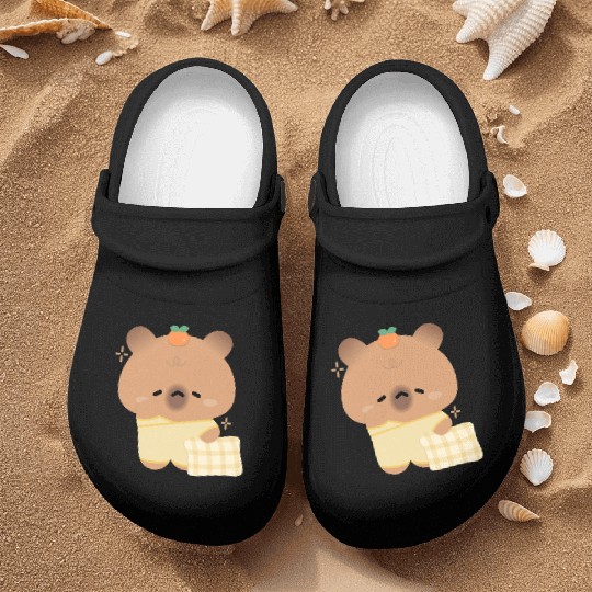 Sleepy Capybara Nurse Clogs