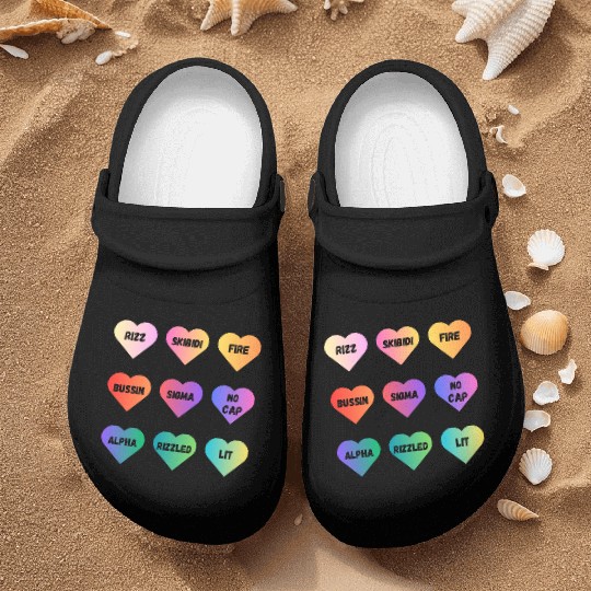 Skibidi Valentine's Day - Funny Valentine's Day Nurse Clogs