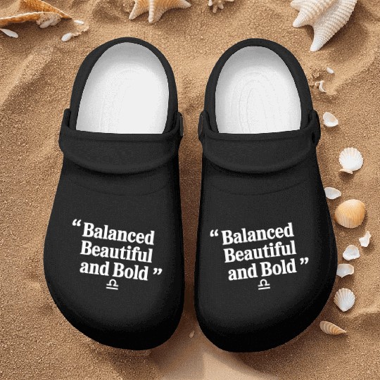 Balanced Beautiful Bold Libra Character Zodiac Nurse Clogs
