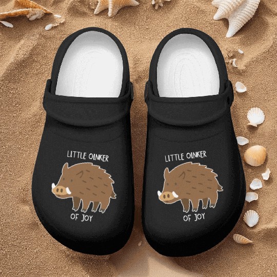 Little Oinker Of Joy Fluffy Piglet Nurse Clogs