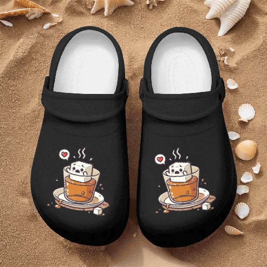 Cute Sugar Cube in Turkish Tea Nurse Clogs