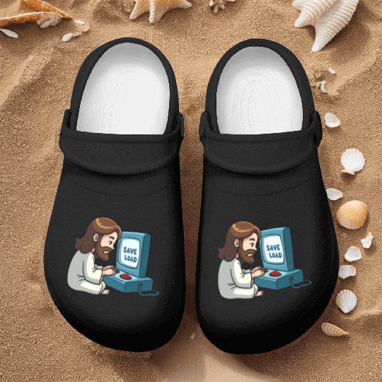 Jesus Saves and Loads Nurse Clogs