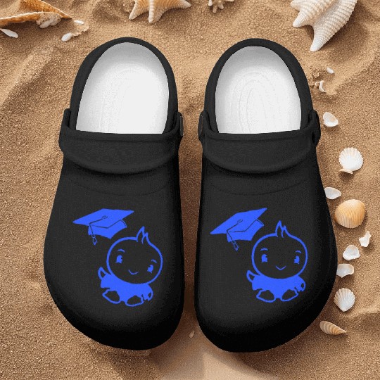 Bird School College Graduation Hat Education Cute Nurse Clogs