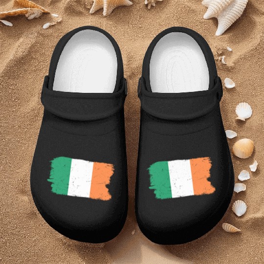 Ireland flag Nurse Clogs