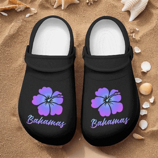 Bahamas Hibiscus Nurse Clogs