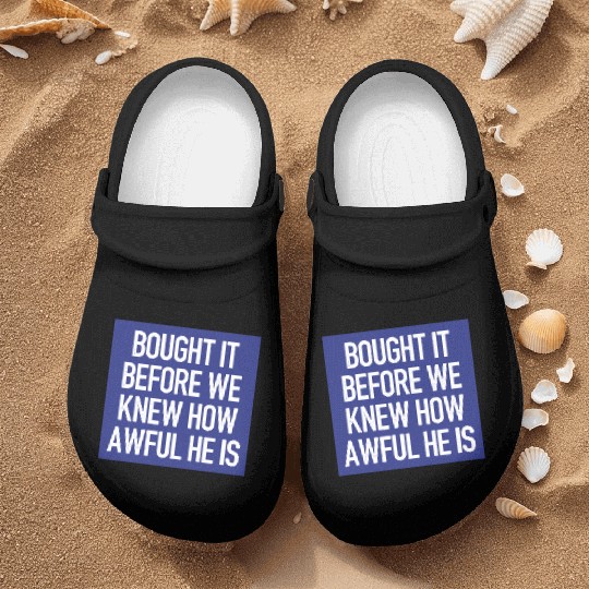Bought it - Anti Elon Musk bumper Funny saying Nurse Clogs
