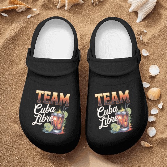 Cocktail Bartender Team Cuba Libre Nurse Clogs