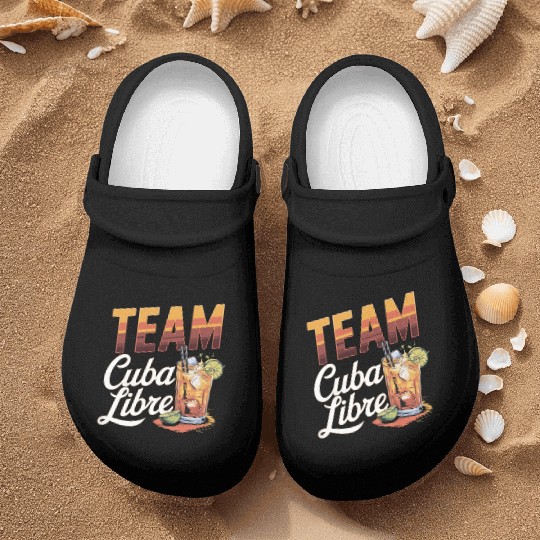 Cocktail Bartender Team Cuba Libre Nurse Clogs