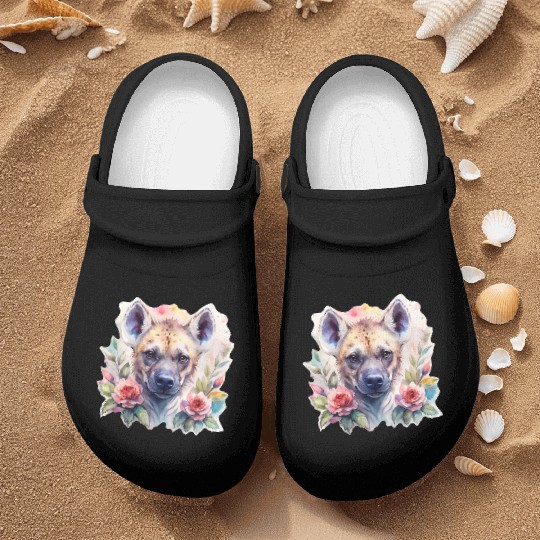 Sage the Blooming Hyena Nurse Clogs