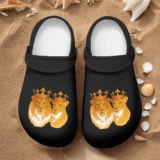 Royal Bond: The King & Queen of the Wild Nurse Clogs