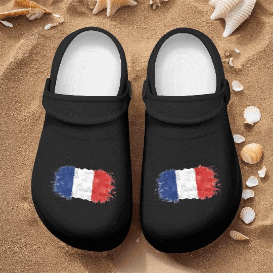 French Flag (Colors of Liberty) Nurse Clogs