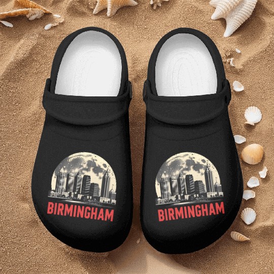 Birmingham City Albm Skyline Full Moon Nurse Clogs