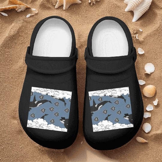Orca Galaxy Patrol Nurse Clogs
