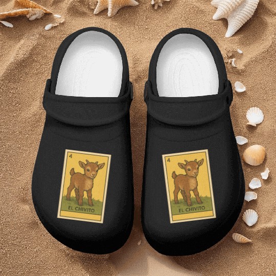 EL CHIVITO - THE BABY GOAT - LA LOTERÍA Nurse Clogs