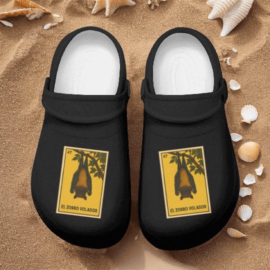 EL ZORRO VOLADOR - THE FLYING FOX - LA LOTERÍA Nurse Clogs