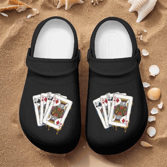 poker cards spades hand Nurse Clogs