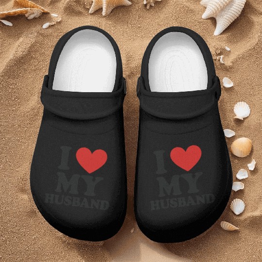 I Love My Husband – Romantic Gift Nurse Clogs