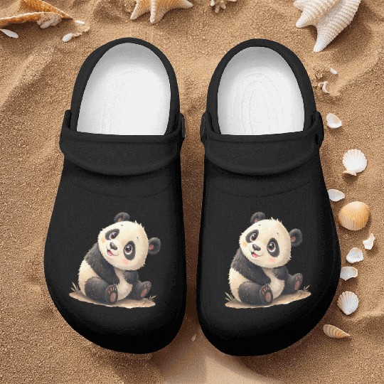 Bamboo Bliss Panda Nurse Clogs