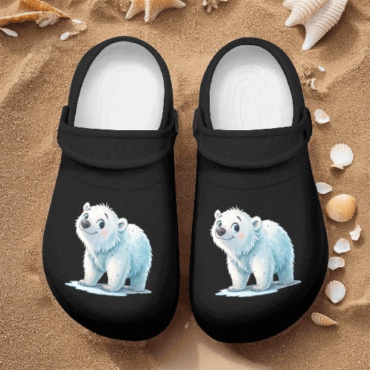 Snowflake the Cozy Cub Nurse Clogs