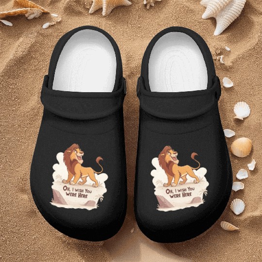 Lonely Lion Longing Nurse Clogs