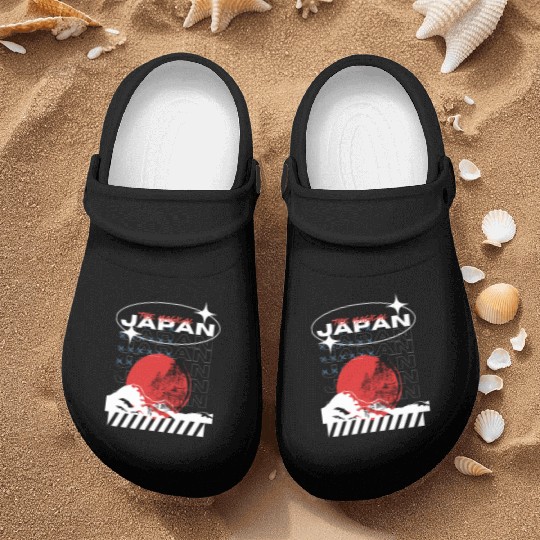 Black Blue Creative Streetwear Japan Nurse Clogs