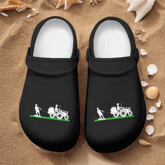 Funny Wakeboarding Farmer Wakeboarding Wakesurfing Nurse Clogs