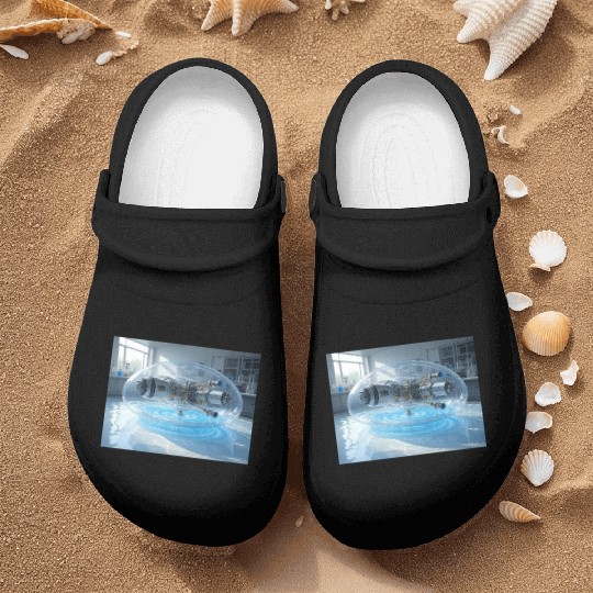Futuristic Underwater Drone Design Nurse Clogs