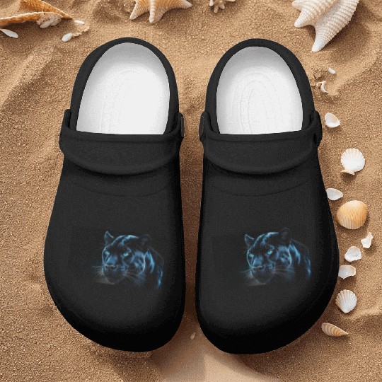Black Panther Nurse Clogs