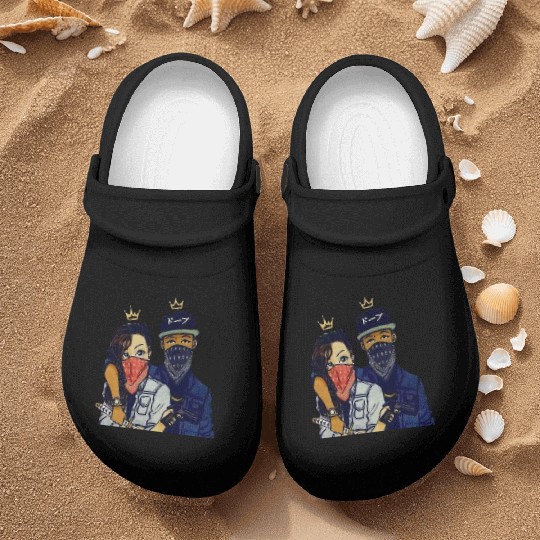 Urban Rebels Masked Duo Nurse Clogs Design