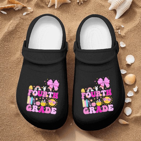 Hello Fourth Grade, Preppy Back to School Nurse Clogs