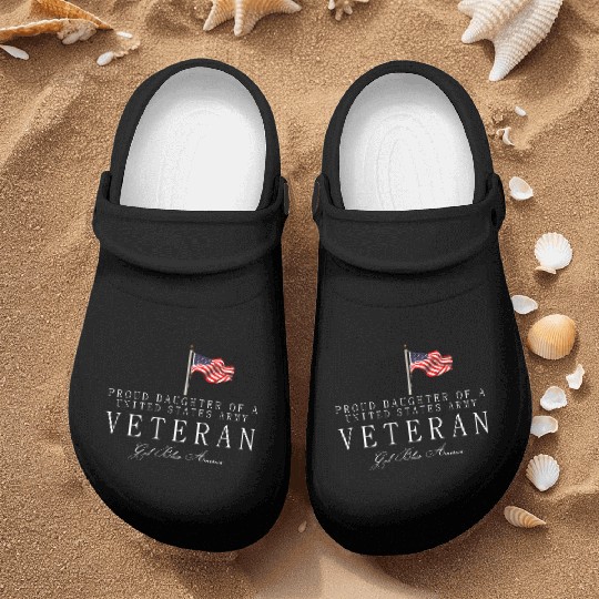 Proud Daughter Of A US Army Veteran Nurse Clogs