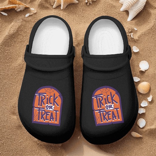 Trick or Treat Halloween Tombstone Nurse Clogs