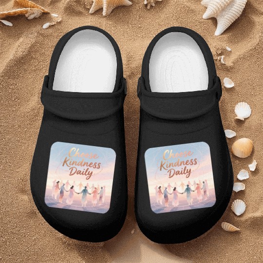 Choose Kindness Daily Inspirational Design Nurse Clogs